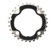 Shimano Kettenblätter DEORE FC-M6000-3 30 Zähne AN 96 mm Schwarz Aluminium/Glasfas