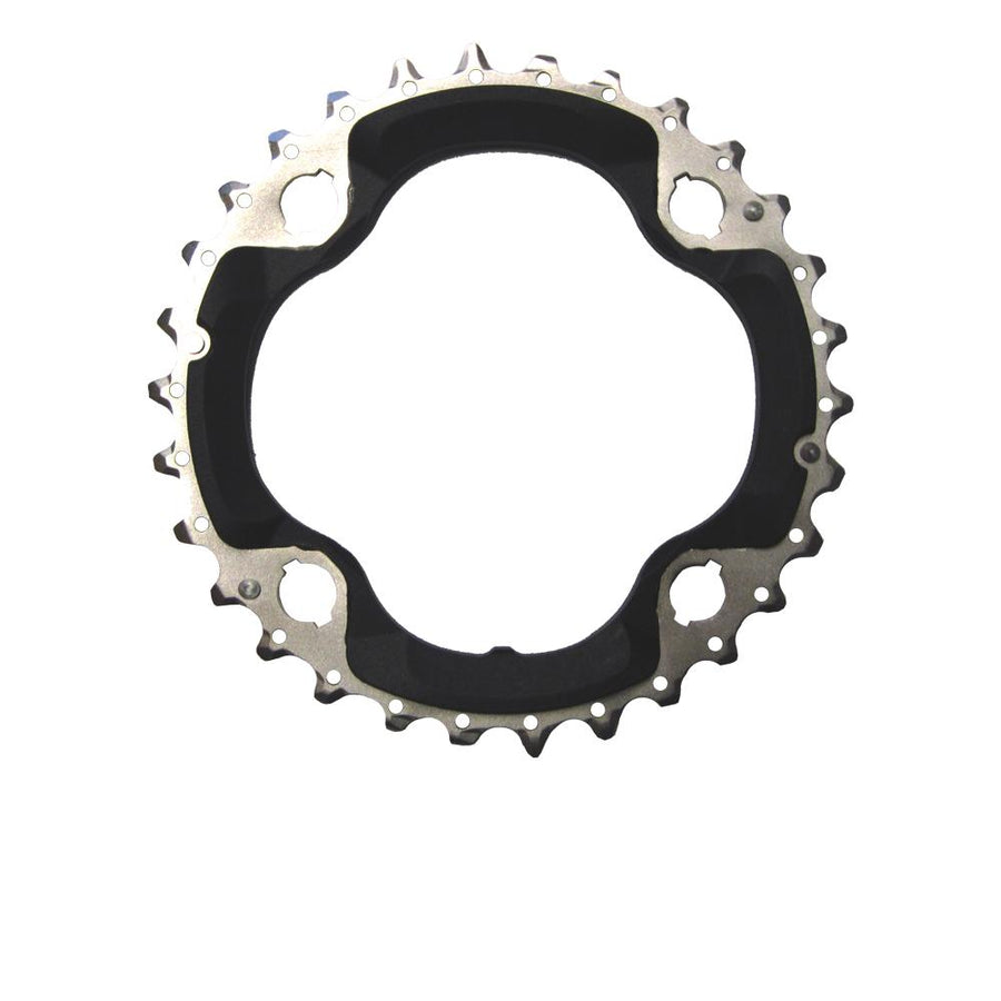 Shimano Kettenblätter DEORE FC-M6000-3 30 Zähne AN 96 mm Schwarz Aluminium/Glasfas