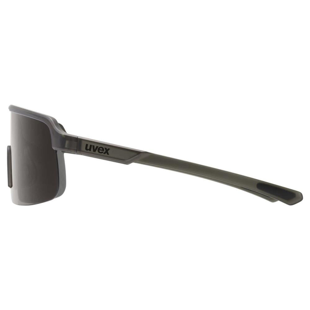 uvex dyrt Sportbrille smoke matt/smoke - Shield-Design, 100% UV-Schutz, Einheitsgröße