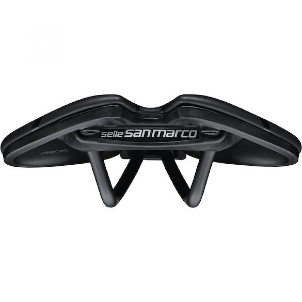 Selle San Marco Sattel Aspide Short Dynamic 155 x 250 mm Schwarz - kurzer Performance-Rennradsattel