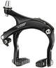 Tektro Rennbremsen-Set R-559 Long Arm - Aluminium, schwarz eloxiert, mechanisch, Quick Release für breite Reifen, Cartridge-Bremsschuhe, Set VR/HR