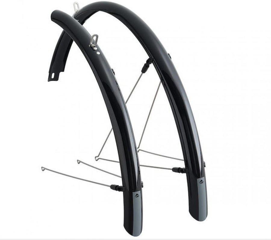 Merida Schutzblech-Set Universal 28" 35 mm Schwarz - Spritzschutz für Trekking- und Cityräder