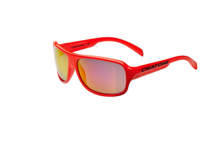 Cratoni Sportbrille C-Ice Jr. Junior red glossy Größe UNI