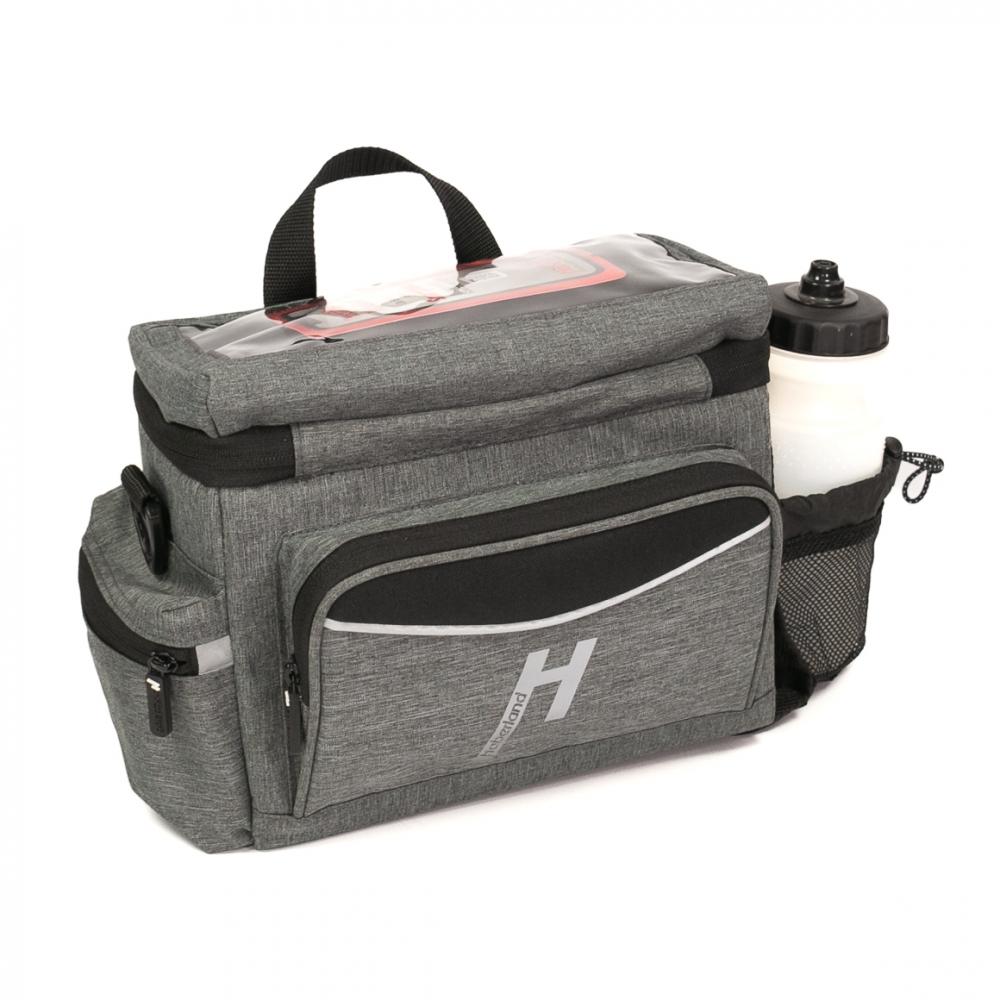 Haberland Lenkertasche 8l Max grau - praktische Lenkertasche mit KLICKfix-Halterung