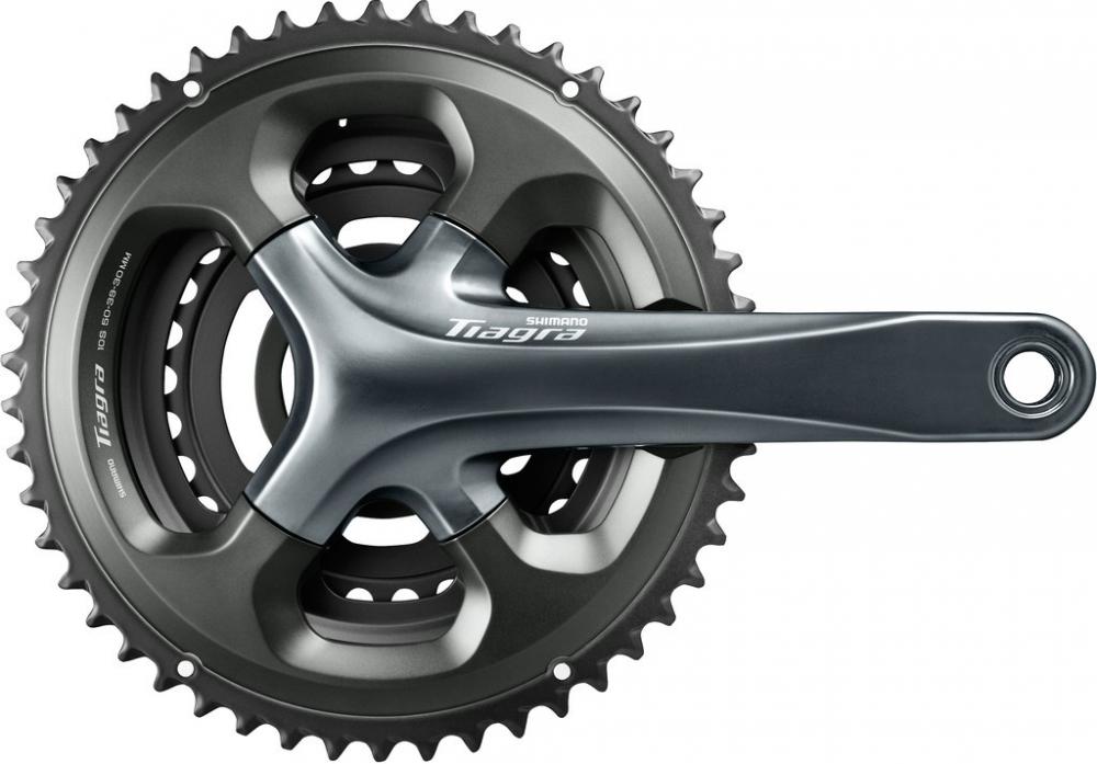SHIMANO Kurbelgarnitur TIAGRA FC-4703 - 10-fach - 170 mm 50-39-30 Zähne Grau
