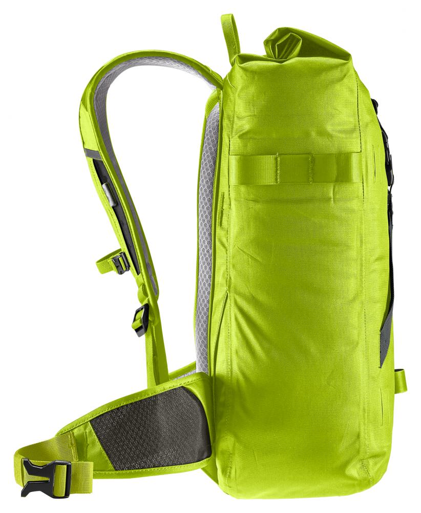 Deuter Amager 25+5 Fahrradrucksack Citrus, wasserdicht, ergonomisches Tragesystem.