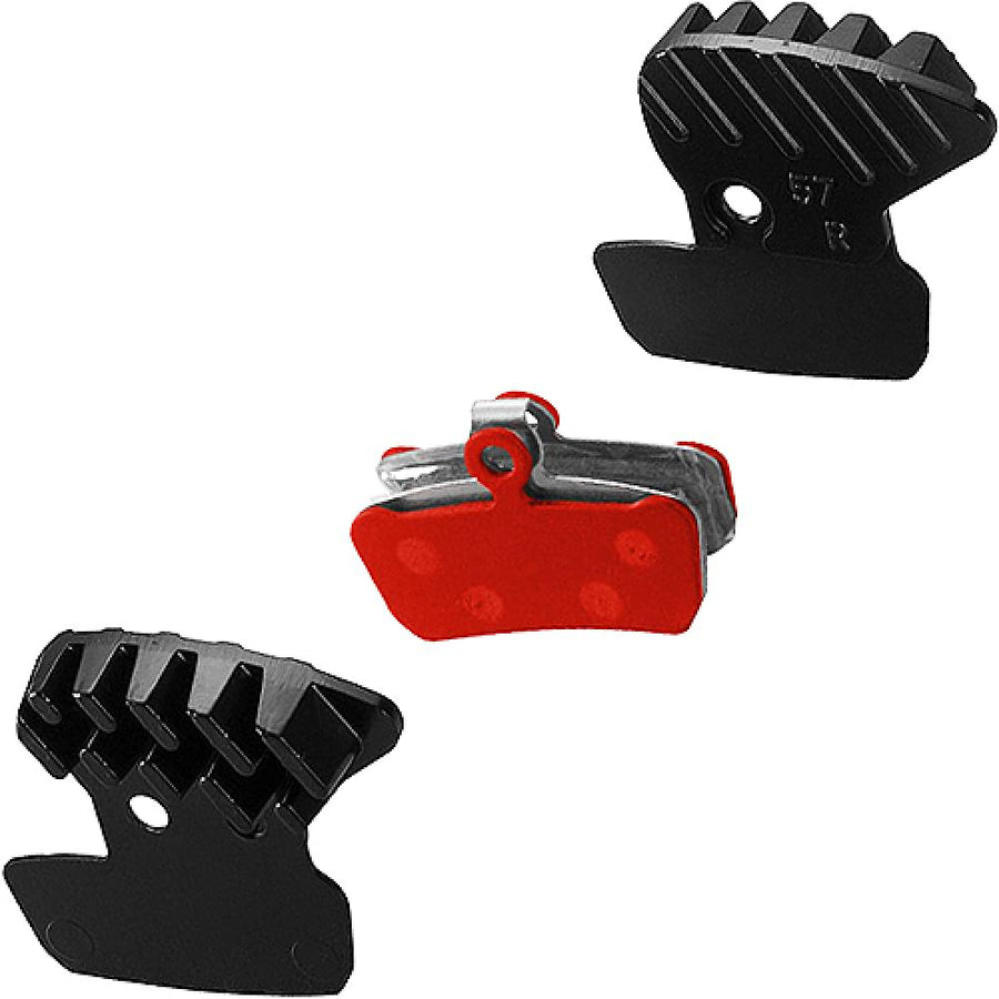 Marwi, Bremsbelag Union DBP-57SC-Set Avid, Sram, gesintert, Elixir, XO, Guide, mit Kühlrippen, 438457