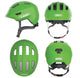 Abus Kinderhelm Smiley 3.0 shiny green S 45 bis 50cm
