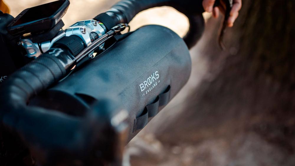 Brooks Scape Handlebar Pouch 3 L - Mud Green, wasserdicht