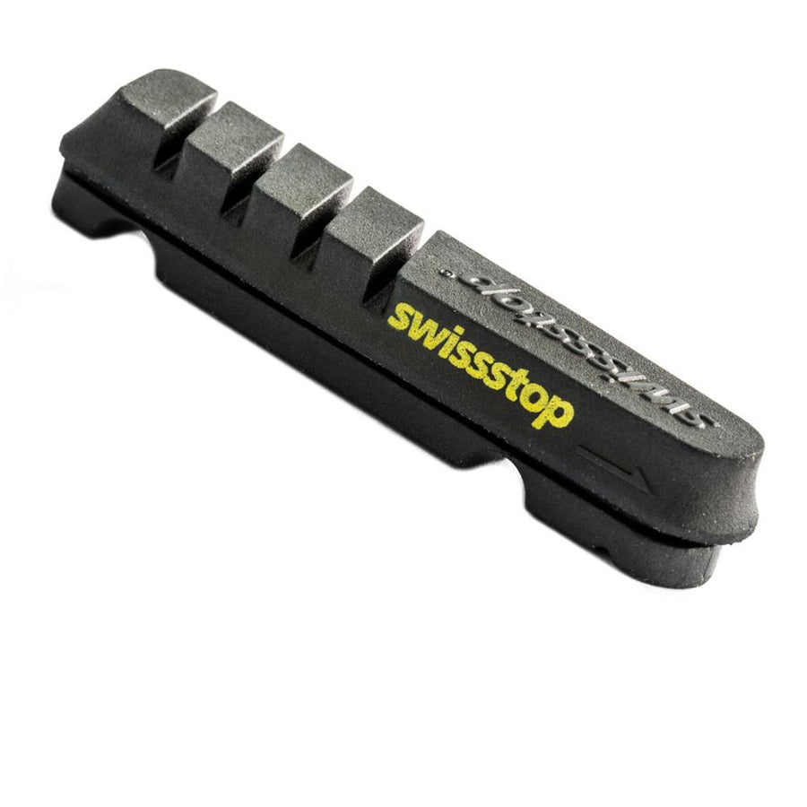 SwissStop FLASH EVO BLACK Bremsbeläge - High-Performance für Carbonfelgen und Rennräder