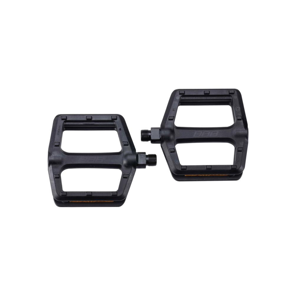 BBB Cycling BBB Pedale TrailRide schwarz One Size schwarz - griffiges Nylon-Plattformpedal