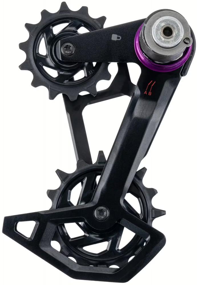 SRAM GX Eagle AXS T-Type Schaltkäfig schwarz für präzise Schaltung und maximale Fahrrad-Performance.