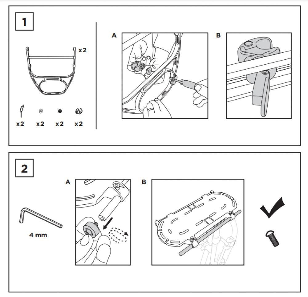 Thule Pack´n Pedal Seitenrahmen Side Frames