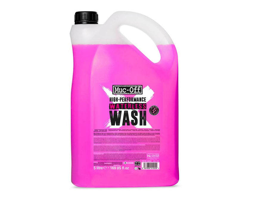 Muc Off High Performance Waterless Wash 5 Liter Deutsche Version pink