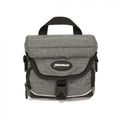 Haberland Lenkertasche 2l Mini grau - kompakte Lenkertasche für Alltag und Tour