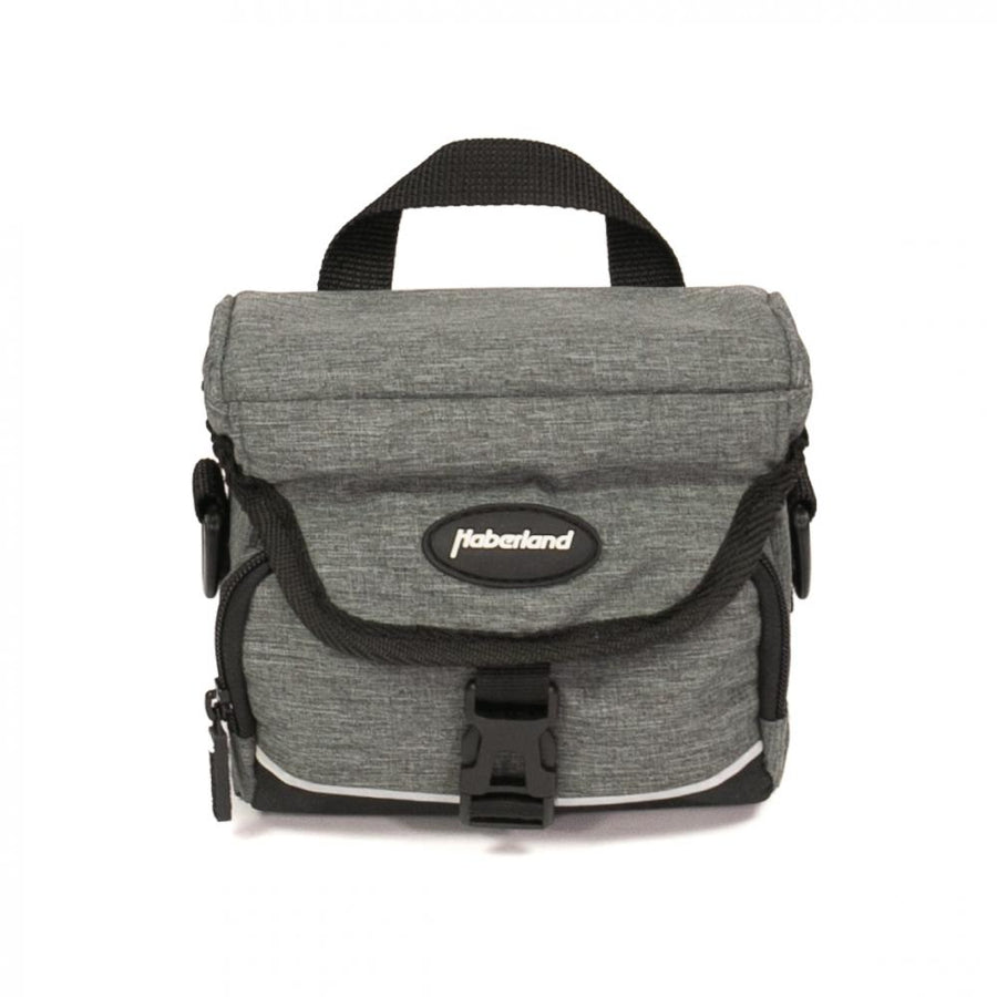 Haberland Lenkertasche 2l Mini grau - kompakte Lenkertasche für Alltag und Tour