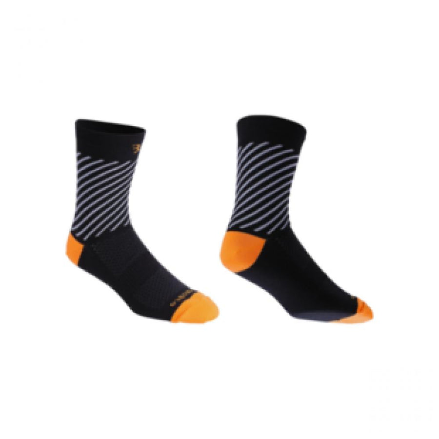 BBB Cycling BBB Socken ThermoFeet 39/43 schwarz/orange 39 schwarz - warme Radsocken für kalte Tage