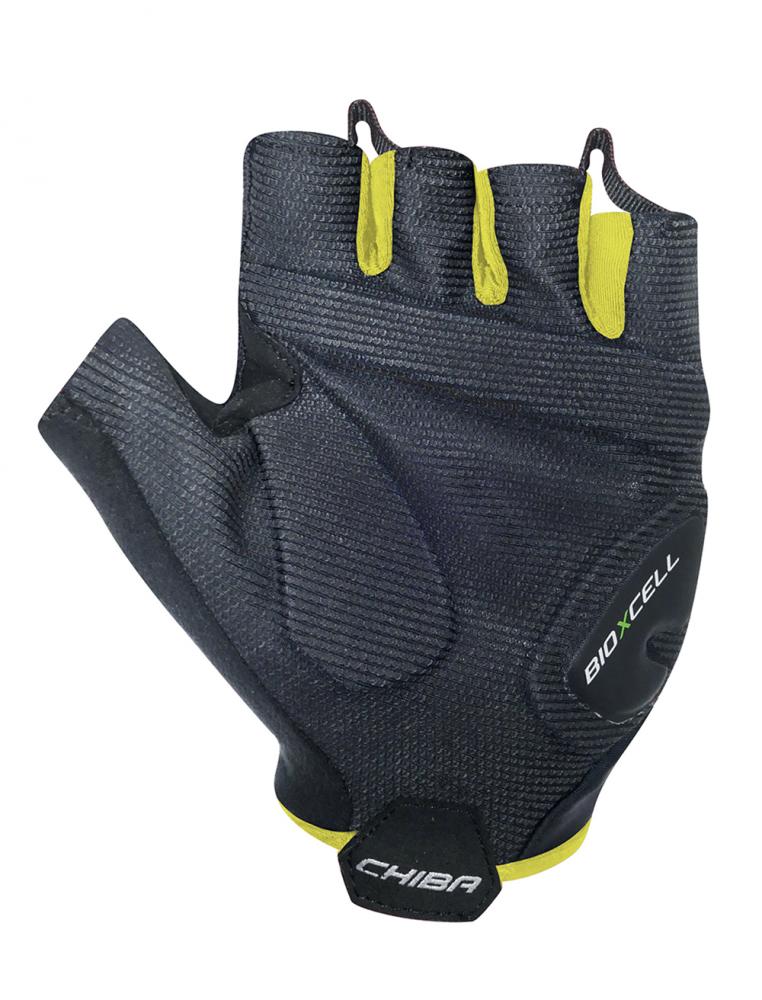 CHIBA BioXCell Super Fly - Radhandschuhe schwarz/neongelb, XL, 70 g