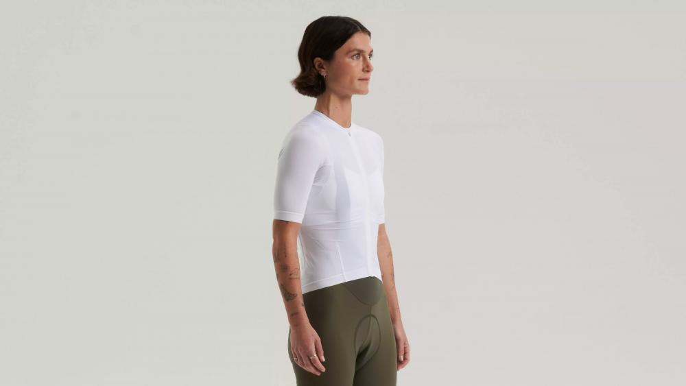PRIME JERSEY SS WMN WHT M - Kurzarm Damen Trikot Weiß Größe M