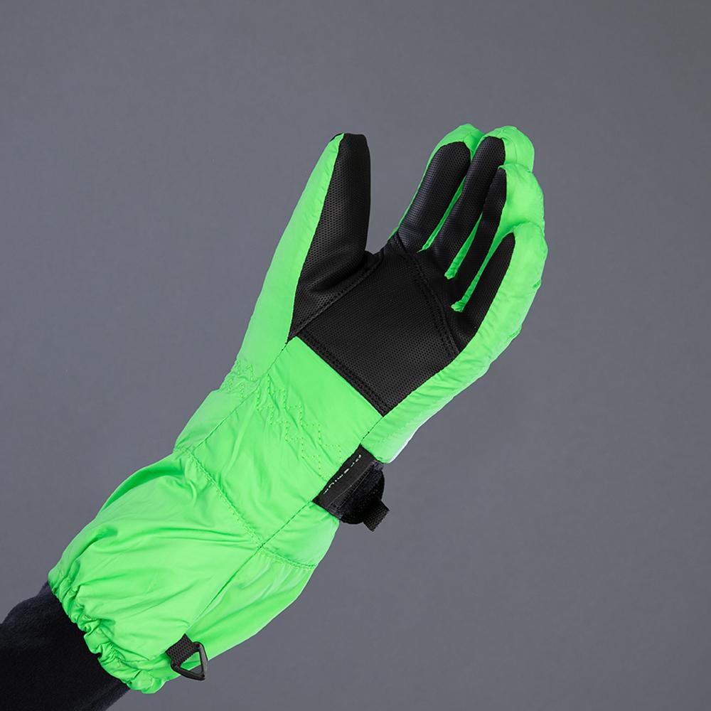 CHIBA Kids Allround Finger - Kinder Radhandschuhe, wasserdicht, apfelgrün, Größe 4