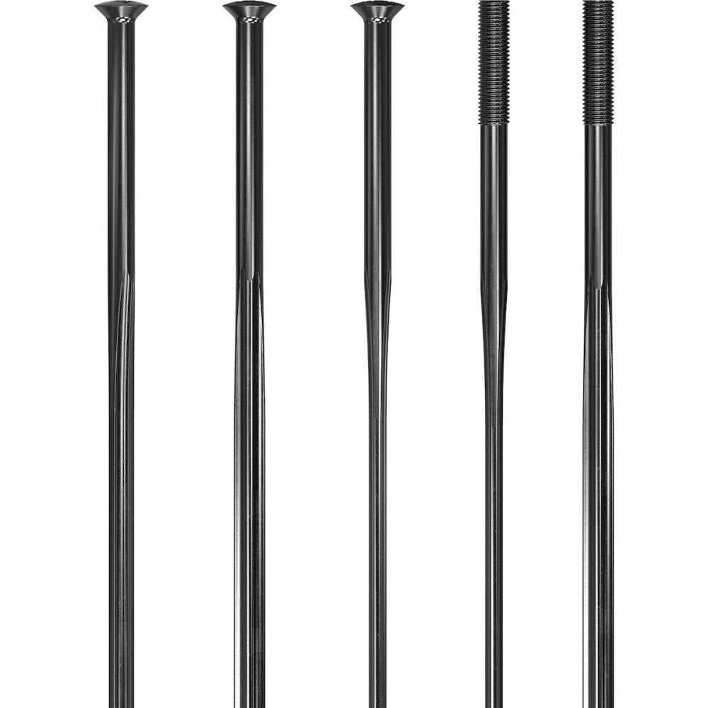 DT Swiss Speiche Revolite 2.0 / 2.3 302 mm schwarz - langlebige, leichte MTB-Speiche