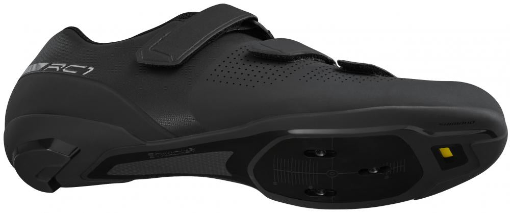 SHIMANO Fahrradschuhe RC102 Herren/Damen Road SPD-SL Fahrradschuhe Größe 48 Schwarz