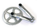 AMAR Kettenradgarnitur 46 Zähne 170 mm 4-Kant silber