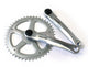 AMAR Kettenradgarnitur 46 Zähne 170 mm 4-Kant silber