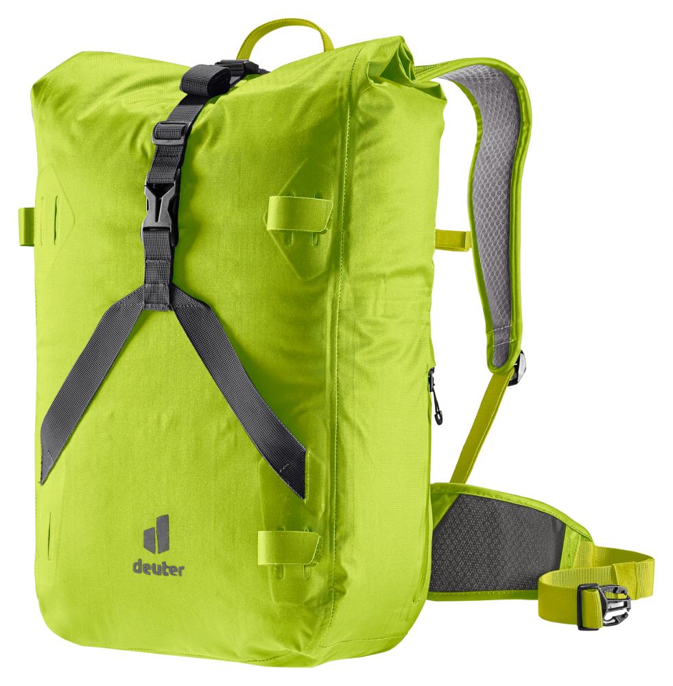 Deuter Amager 25+5 Fahrradrucksack Citrus, wasserdicht, ergonomisch, 25+5L Volumen.