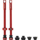 Procraft Tubeless-Ventile Procraft 80 mm Rot - leichtes Ventil für zuverlässige Tubeless-Performance