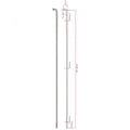 DT Swiss Speiche Alpine III 2.34 / 304 mm silber - extrem robuste E-Bike & Tandem-Speiche