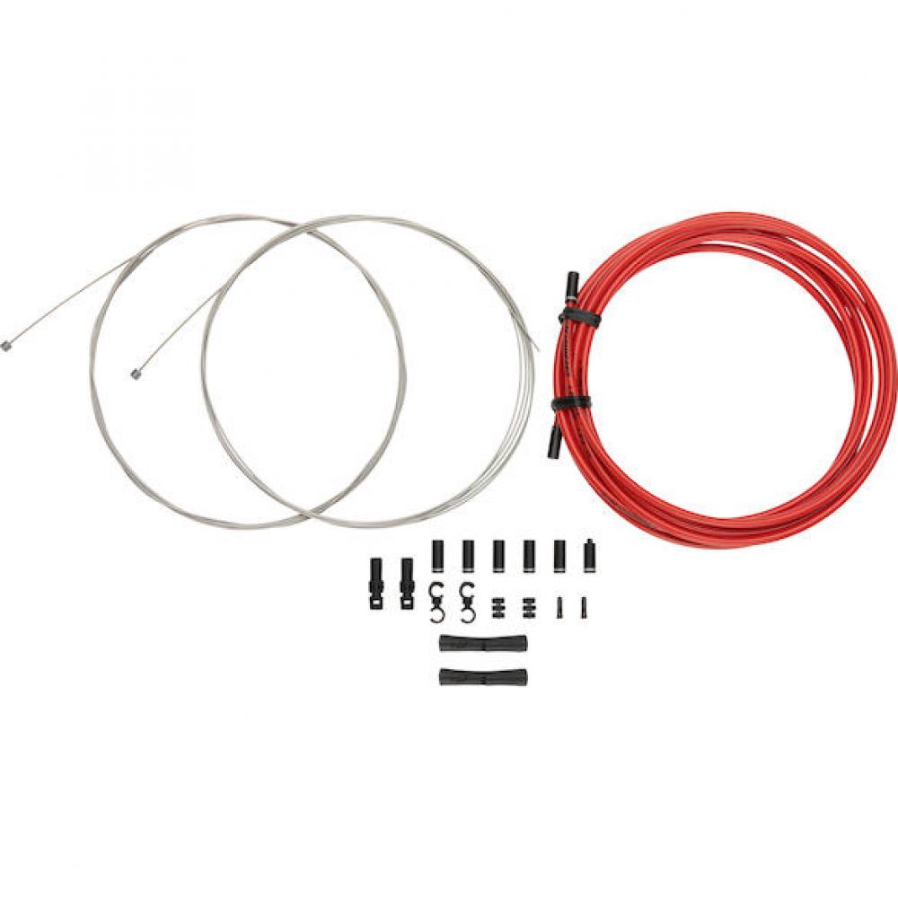 Jagwire Sport XL Schaltzugset Road & Mountain Rot - Universal-Kompatibilität