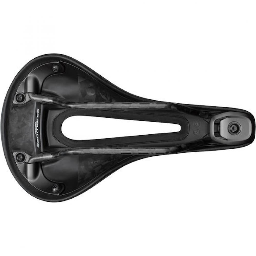 Selle San Marco Sattel Regal Short Open-Fit Carbon 140 x 255 mm Schwarz - Komfort für Gravel & Bikepacking