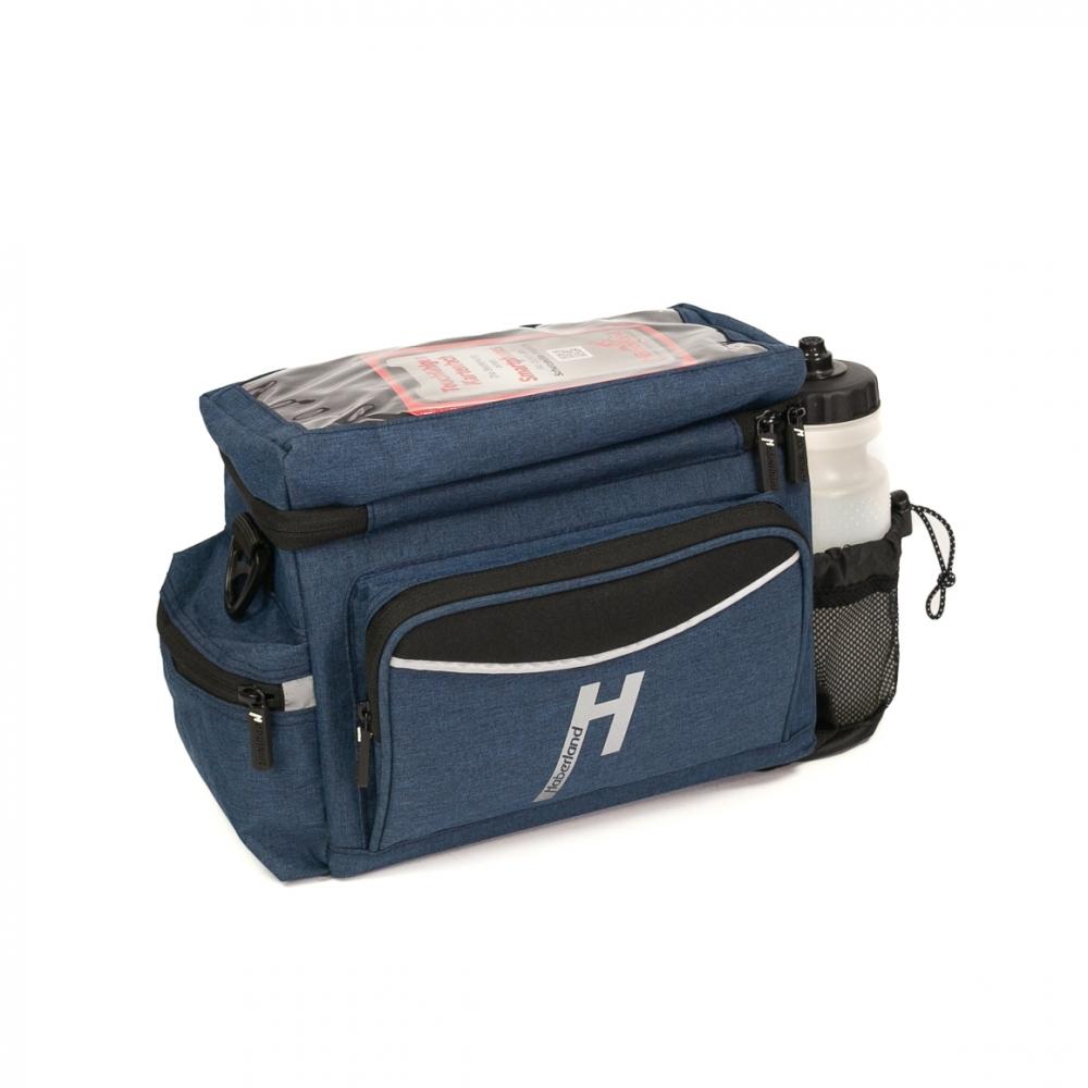 Haberland Lenkertasche 8l Max blau - praktische Klickfix-Lenkerlösung für Touren