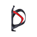 BBB Cycling BBB Flasschenhalter FiberCage matt schwarz/rot One Size matt - ultraleichter Carbon-Flaschenhalter