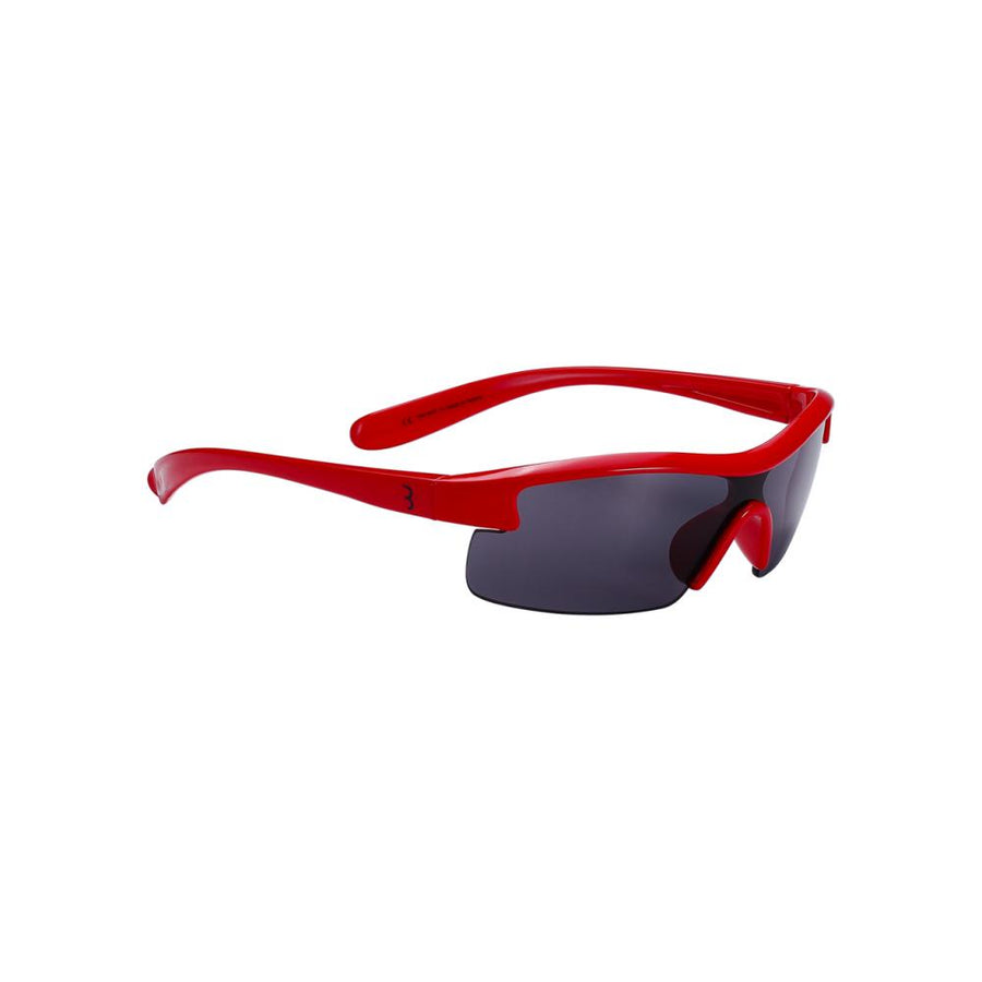 BBB Cycling BBB Sportbrille Kids rot glanz Kindergröße rot - sicherer Sonnenschutz für junge Biker