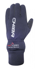CHIBA Thermo Aktiv - winddichte, beheizbare Radhandschuhe XS schwarz