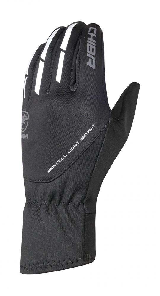 CHIBA BioXCell Light Winter - Radhandschuhe XS schwarz, winddicht & gepolstert