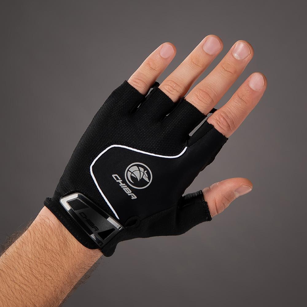 CHIBA Cool Air - Radhandschuhe schwarz XXL, atmungsaktiv mit Gelpolsterung