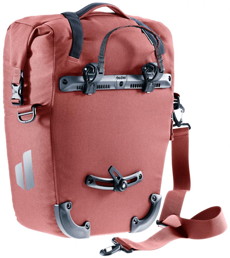 Deuter Valbona 20+5 Hinterradtasche - Fahrradtasche 25L wasserdicht mit Roll-Top