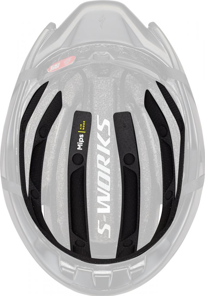 SPECIALIZED S-Works Evade 3 Padset Polster Schwarz Größe S - Helm Ersatzpolster