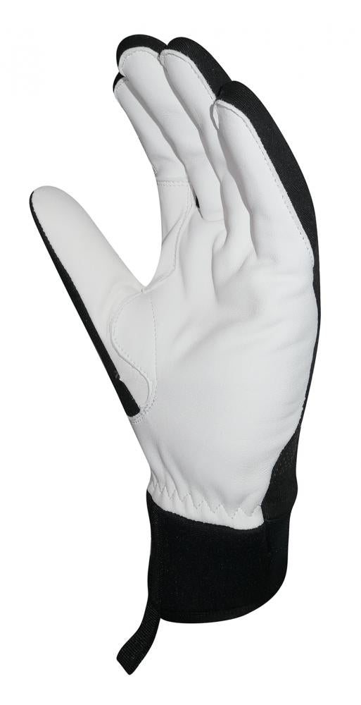 CHIBA Bernina Thermo - Radhandschuhe, winddicht, Primaloft, Größe 6,5, schwarz/pi