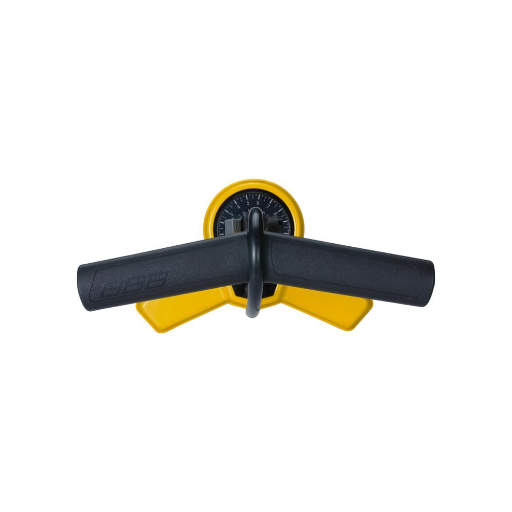 BBB Cycling BBB Standpumpe AirSteel gelb Einheitsgröße gelb - stabile Hochdruck Standpumpe
