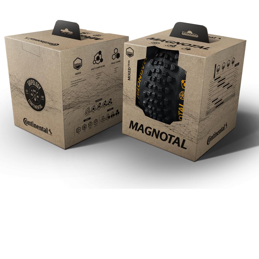 Continental Magnotal Trail Grip 27,5x2,40 Tubeless-Ready Faltreifen schwarz in Produktverpackung.