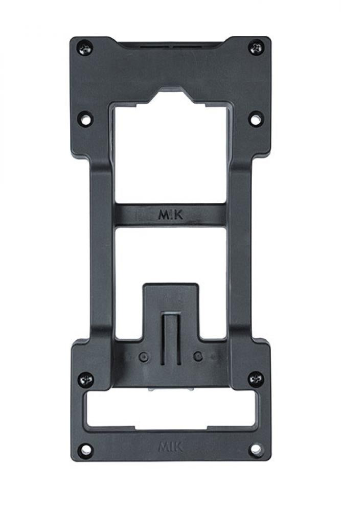 Basil MIK Double Decker Adapterplatte schwarz - Fahrrad Gepäckträger Adapter für MIK System - kombiniert Tasche & Korb - verstellbar bis 15 kg
