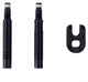 Schwalbe Ventilverlängerung Alu 30mm (2 Stück) - Ventilextension für tiefe Aero-Felgen