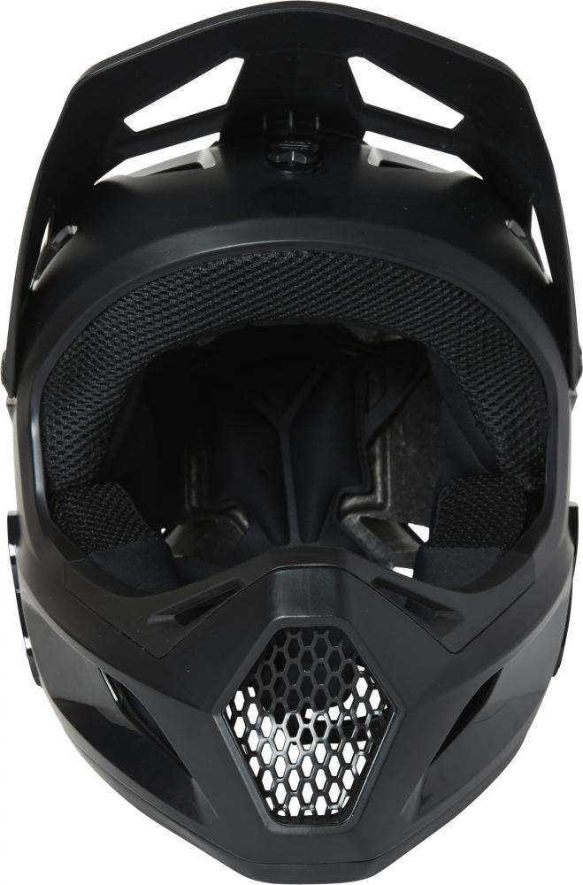 FOX YTH RAMPAGE HELMET Full Face Black Größe YL
