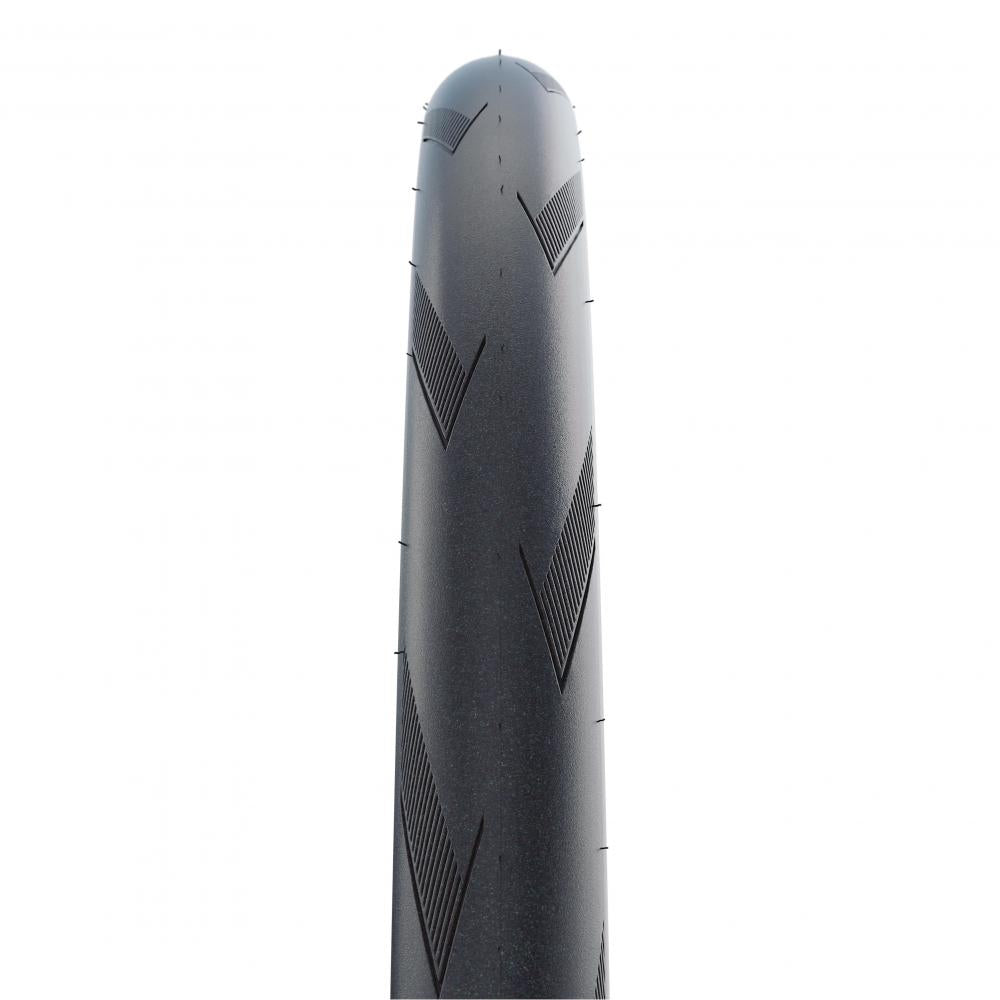 Schwalbe Pro One 25-622 Rennradreifen schwarz, TLE E-25, faltbar, mit V-förmigem Profil.