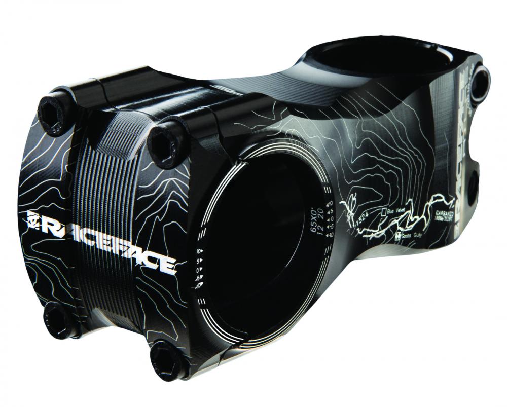 Race Face Atlas Vorbau, 35.0mm, 65mm, 0°, schwarz - maximaler Control- und Stabilitäts-Boost
