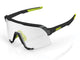 100% S3 - Photochromic Lens unis gloss black - selbsttönende Performance-Sportbrille
